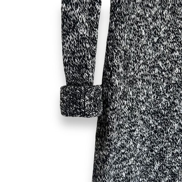 & Other Stories Black Knitted Side Slit Midi Sweater Dress Size S Mock Neck NWT - Picture 4 of 12